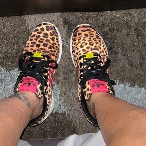 Adidas leopard flux